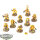 Imperial Fists - 10x Tactical Squad - bemalt