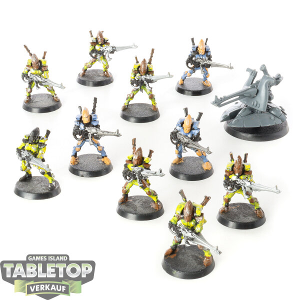Aeldari - 10x Guardian Defenders klassisch - teilweise bemalt