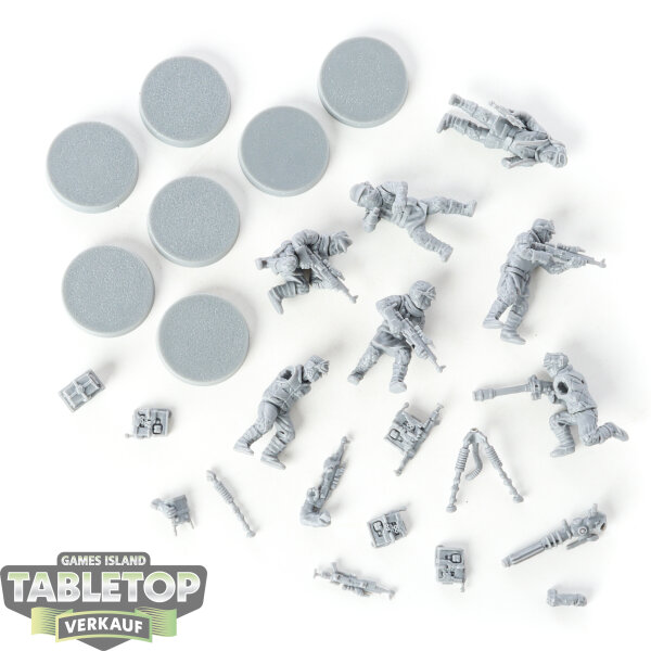 Rebellen - 7x Rebel Veterans - unbemalt