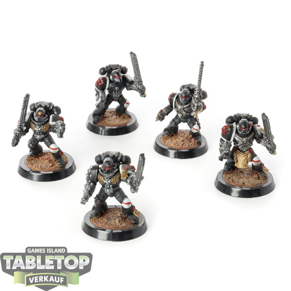 Black Templars - 5x Vanguard Veteran Squad klassisch - bemalt