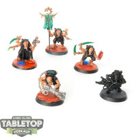 Genestealer Cults - 5 x Hybrid Metamorphs - teilweise bemalt