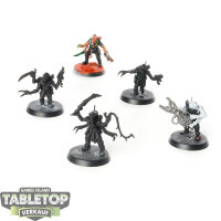 Genestealer Cults - 5 x Hybrid Metamorphs - teilweise bemalt