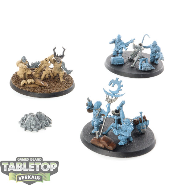 Genestealer Cults - Brood Brothers Heavy Weapon Squad - teilweise bemalt