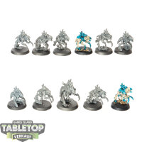 Tyraniden - 11 x Neurogaunts - teilweise bemalt