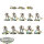 Necrons - 10 Necron Warriors - bemalt