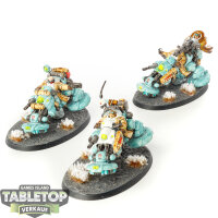 Leagues of Votann - 3x Hernkyn Pioneers - bemalt