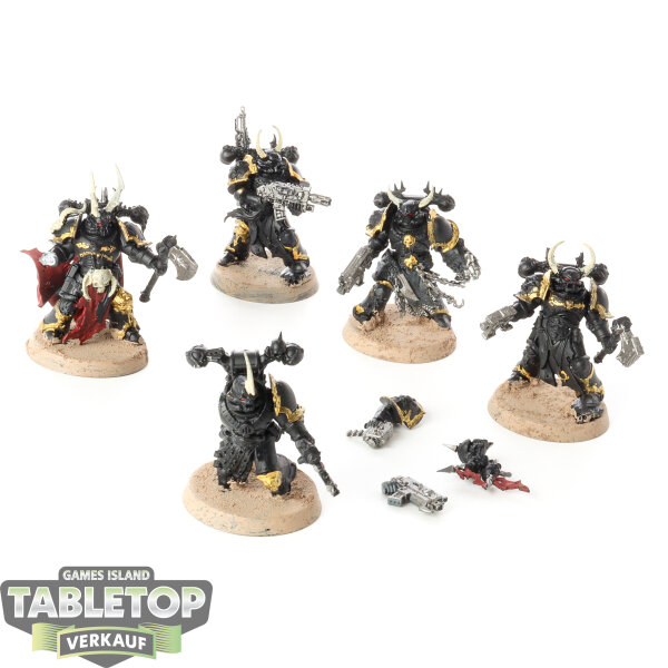 Chaos Space Marines - 5 - Chosen - teilweise bemalt