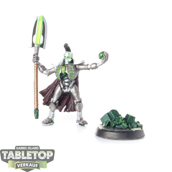 Necrons - Necron Lord with Resurrection Orb - bemalt