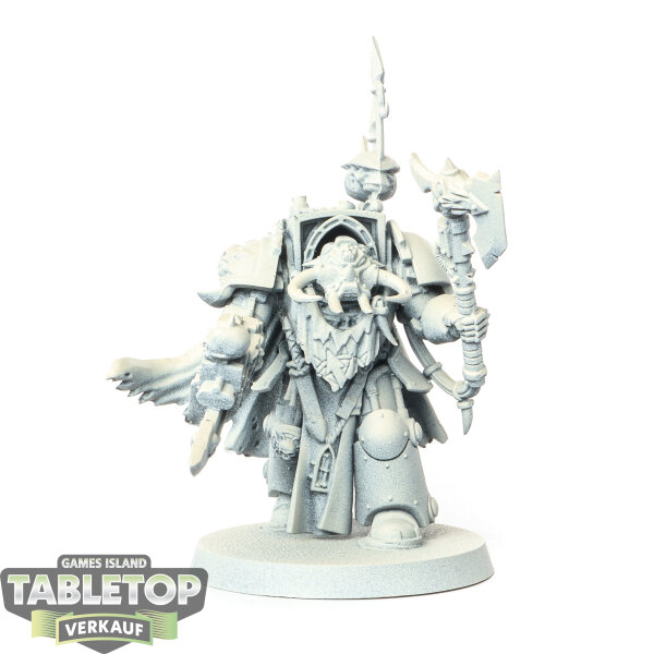 Chaos Space Marines - Chaos Lord in Terminator Armour - grundiert