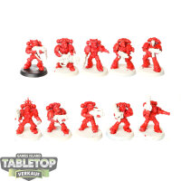 Blood Angels - 10 Tactical Squad - bemalt