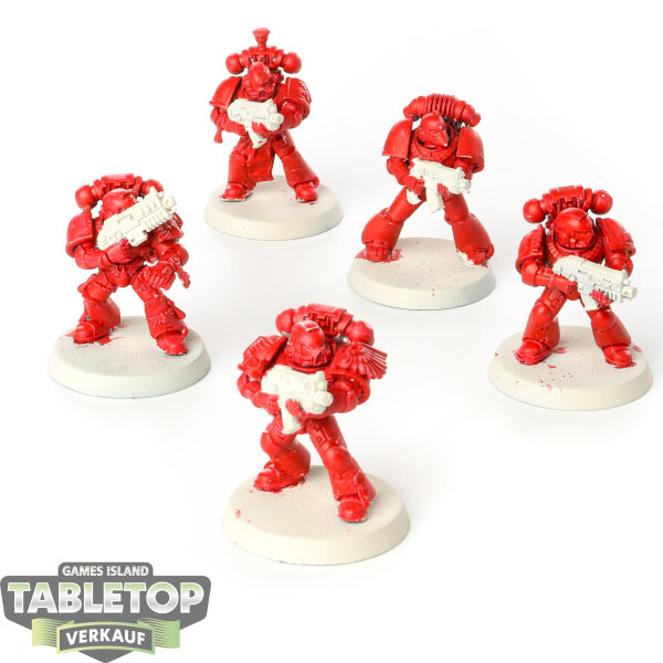 Blood Angels - 5 Tactical Squad - bemalt
