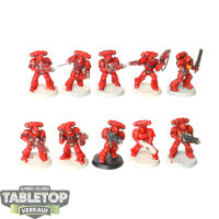 Blood Angels - 10 Intercessors - teilweise bemalt