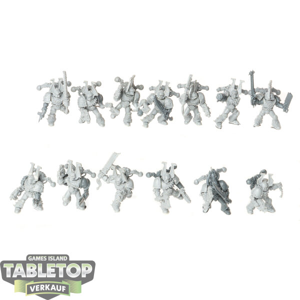 World Eaters - 12 Khorne Berzerkers - klassisch - unbemalt