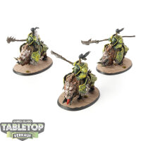 Orruk Warclans - 3x Gore-gruntas - bemalt
