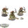 Tyraniden - 3 x Tyranid Warriors - teilweise bemalt
