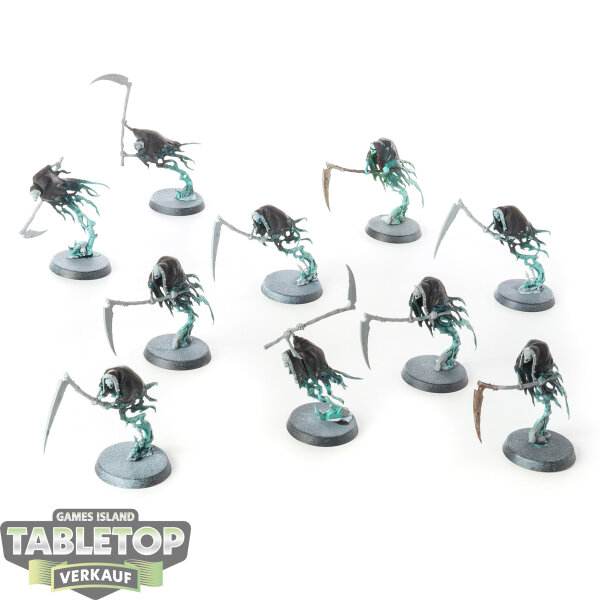Nighthaunt - 10x Grimghast Reapers - teilweise bemalt