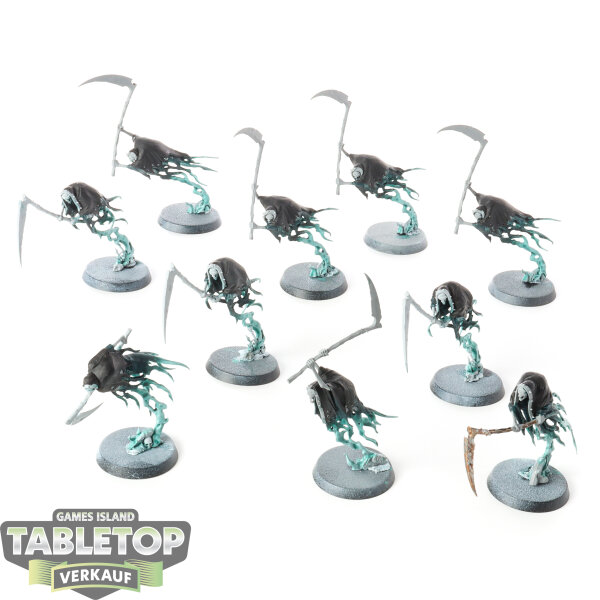 Nighthaunt - 10x Grimghast Reapers - teilweise bemalt