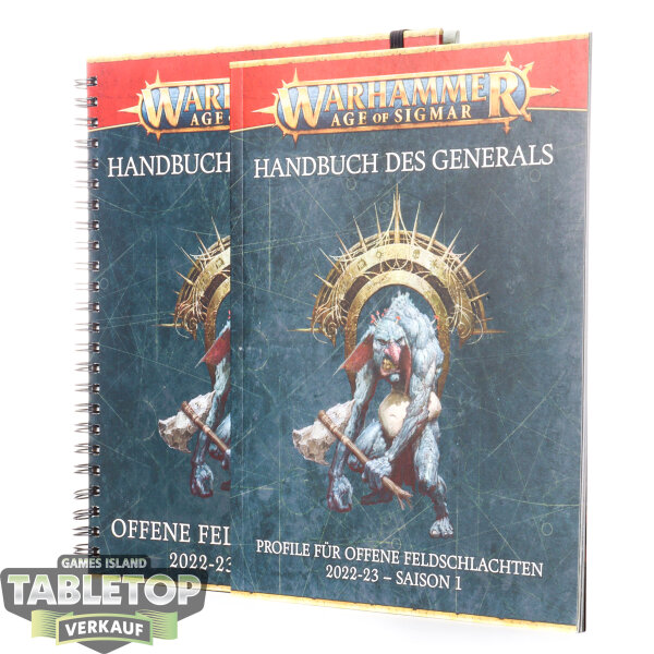 Regelbücher - Age of Sigmar - Generals Handbook 2022-23 Season 1 - deutsch