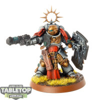 Space Marines - Lieutenant with Storm Shield - bemalt