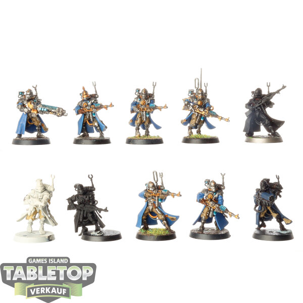 Adeptus Mechanicus - 10 Skitarii Vanguard - teilweise bemalt