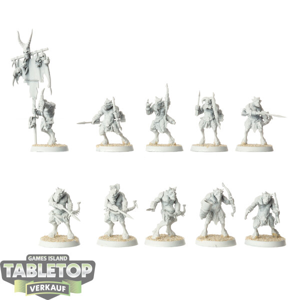 Beasts of Chaos - 10x Ungors - grundiert