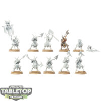 Beasts of Chaos - 10x Bestigors - teilweise bemalt