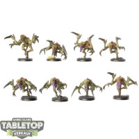 Tyraniden - 8x Genestealers klassisch - bemalt