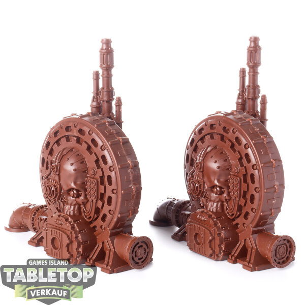 Gelände - 2 x Haemotrope Reactor - unbemalt