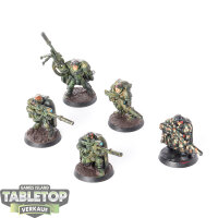 Space Marines - 5 x Scouts klassisch - bemalt