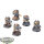Space Marines - 5 x Scouts klassisch - bemalt