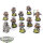Dark Angels - 10 x Tactical Squad klassisch - teilweise bemalt