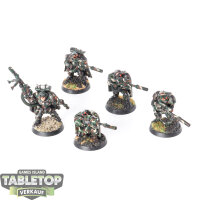 Space Marines - 5 x Scouts klassisch - bemalt