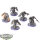 Chaos Space Marines - 5 x Chaos Terminator Squad - teilweise bemalt