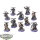 Chaos Space Marines - 10 x Chaos Space Marines - bemalt