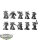Chaos Space Marines - 10 x Chaos Space Marines - grundiert