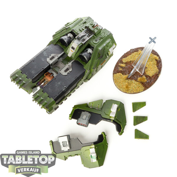 Horus Heresy - Salamanders Legion Caestus Assault Ram - bemalt