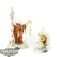 Orruk Warclans - 2 Swampcalla Shaman with Pot-grot -...