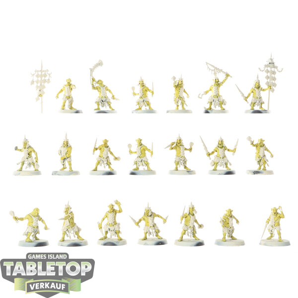 Orruk Warclans - 20 Hobgrot Slittaz - teilweise bemalt