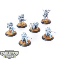 Cygnar - 6x Rangers - teilweise bemalt