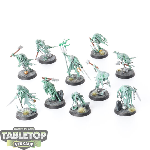 Nighthaunt - 10x Chainrasp Hordes - bemalt