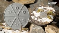 GamersGrass - Winter Bases - Round 90mm (x1)