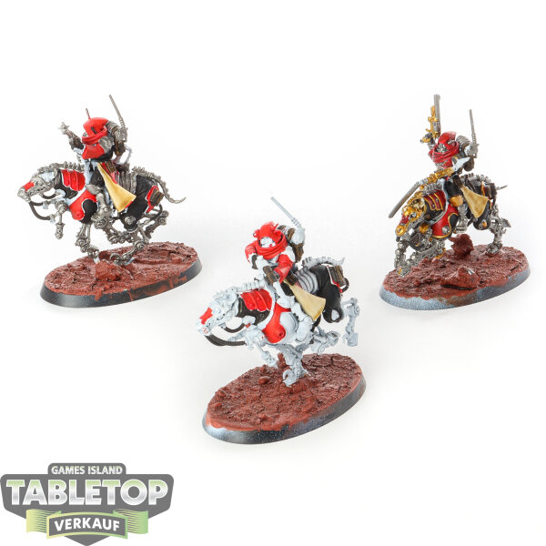 Adeptus Mechanicus - 3 x Serberys Raiders - teilweise bemalt