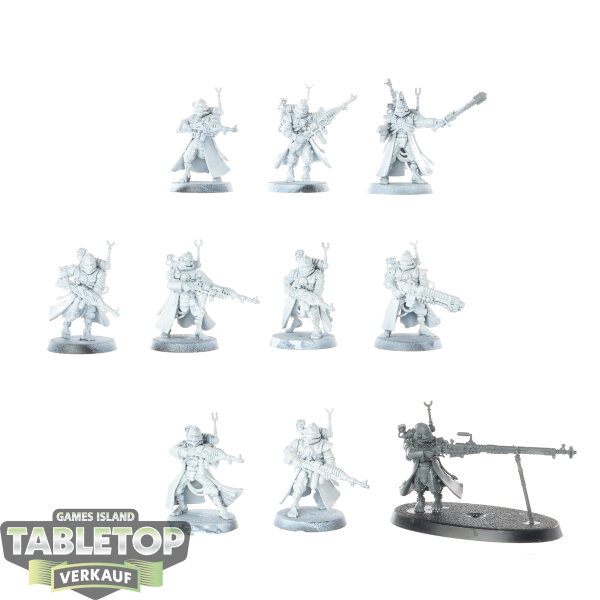 Adeptus Mechanicus - 10 x Skitarii Vanguard - teilweise bemalt