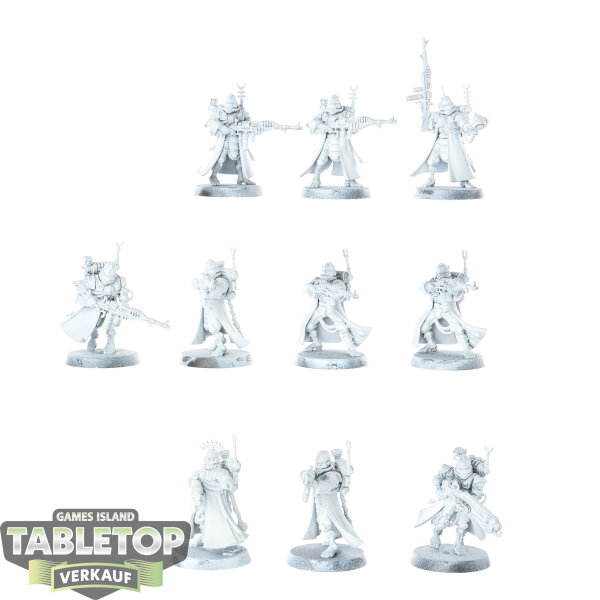 Adeptus Mechanicus - 10 x Skitarii Vanguard - grundiert