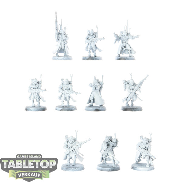 Adeptus Mechanicus - 10 x Skitarii Vanguard - grundiert