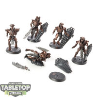 Necrons - 5 Lychguard - teilweise bemalt