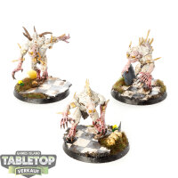 Flesh-eater Courts - 3x Crypt Horrors - bemalt