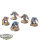 Space Wolves - 5 Terminatoren, klassisch - bemalt