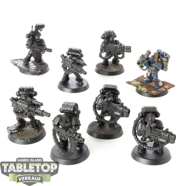 Space Wolves - 8 Desolation Squad - teilweise bemalt