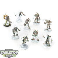 Death Guard - 9 Poxwalkers - teilweise bemalt